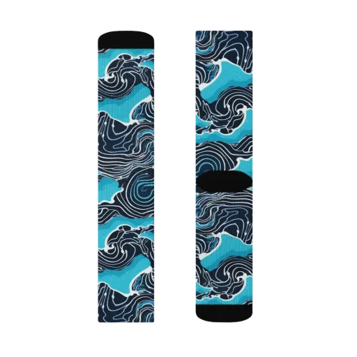 Azure Undertow on a Socks