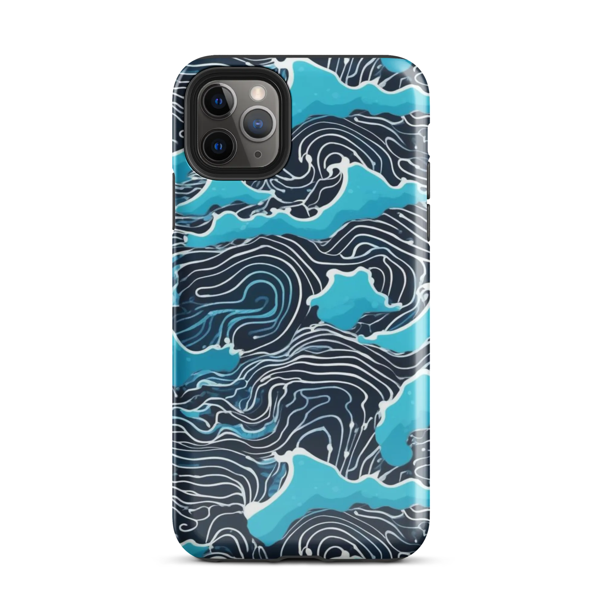 Azure Undertow on Tough Case for iPhone® — Front