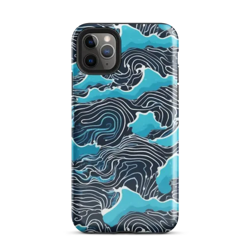 Azure Undertow on a Tough Case for iPhone®