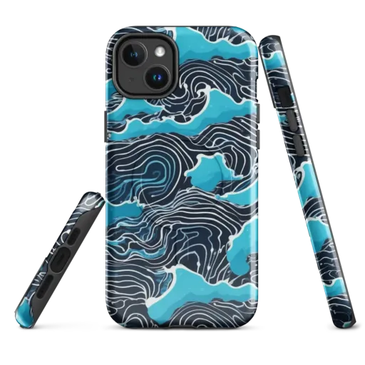 Azure Undertow on a MagSafe Tough Case for iPhone®