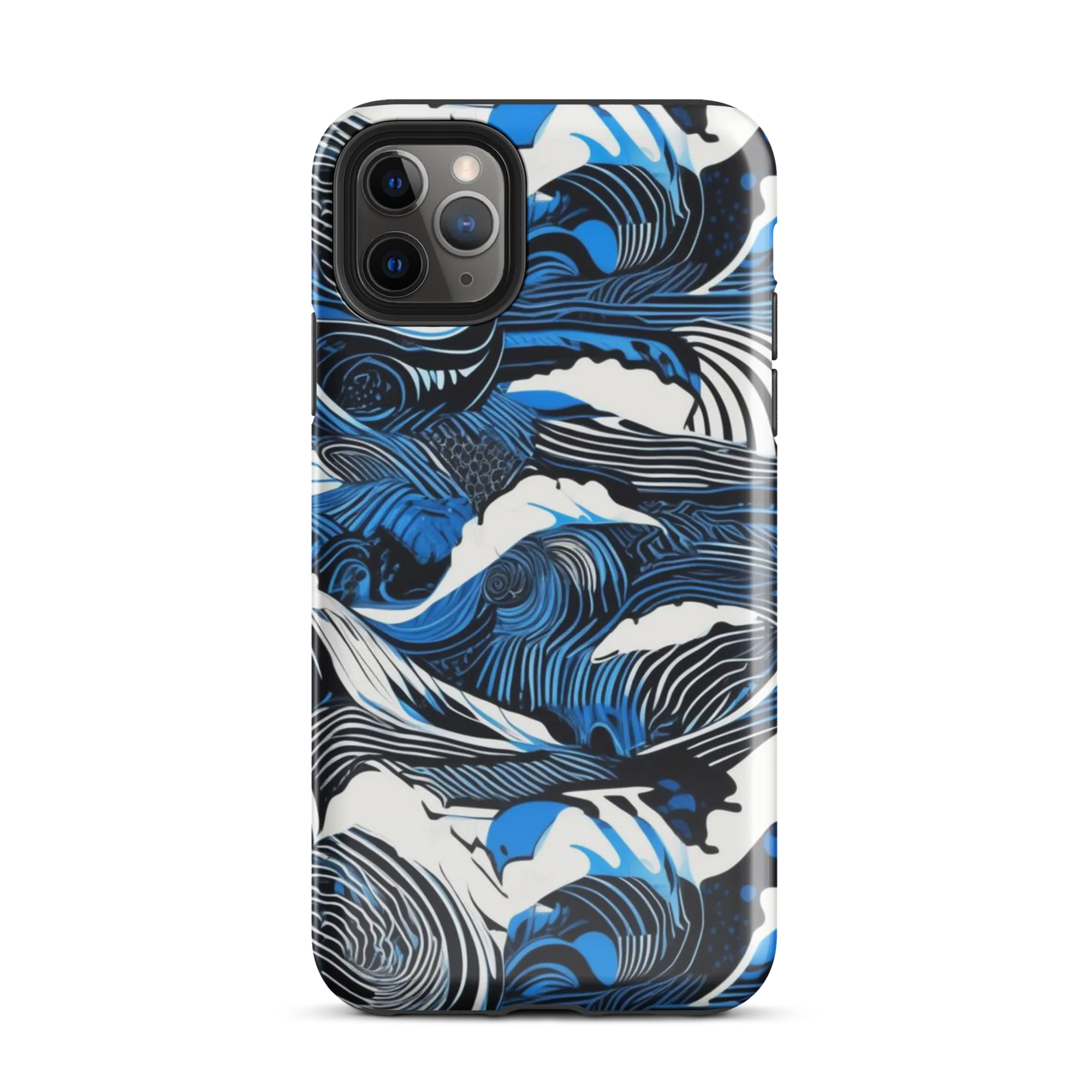 Cobalt Undertow on Tough Case for iPhone® — Front