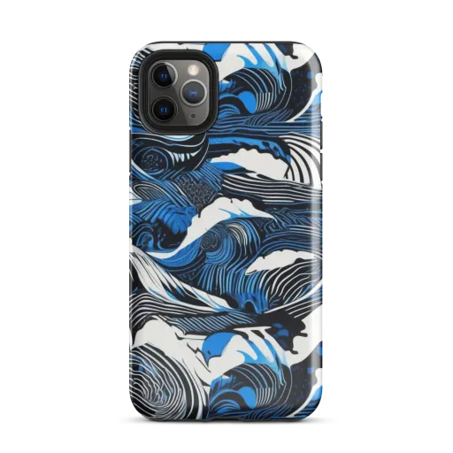 Cobalt Undertow on a Tough Case for iPhone®