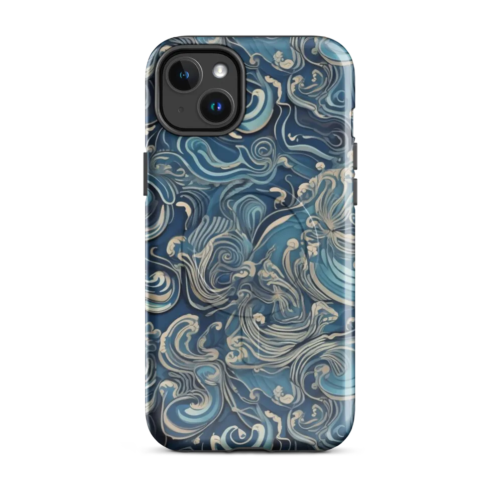 Tidal Arabesque on MagSafe Tough Case for iPhone® — Front