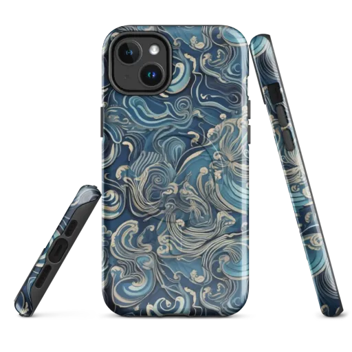 Tidal Arabesque on a MagSafe Tough Case for iPhone®
