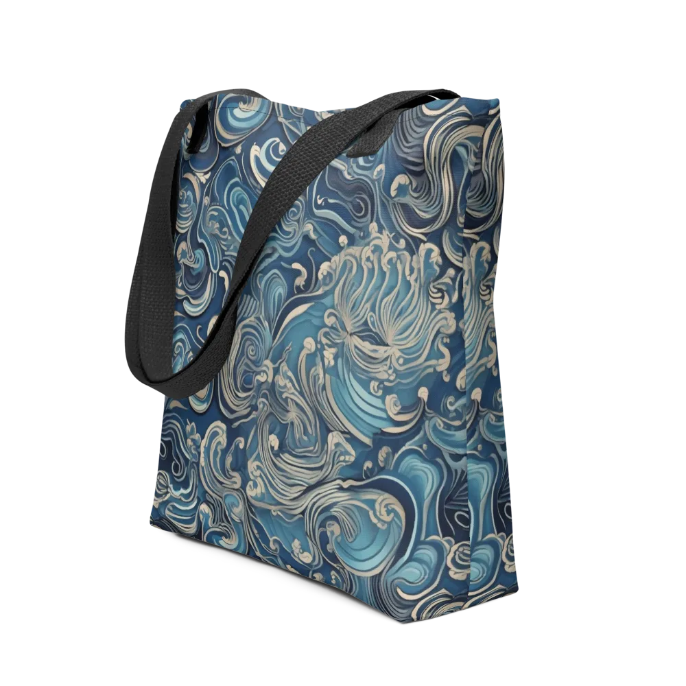 Tidal Arabesque on Tote Bag — Front