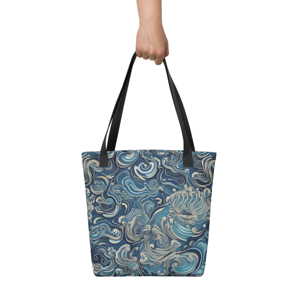 Tidal Arabesque on Tote Bag — Front