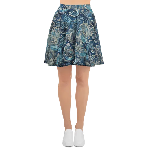 Tidal Arabesque on a Skater Skirt