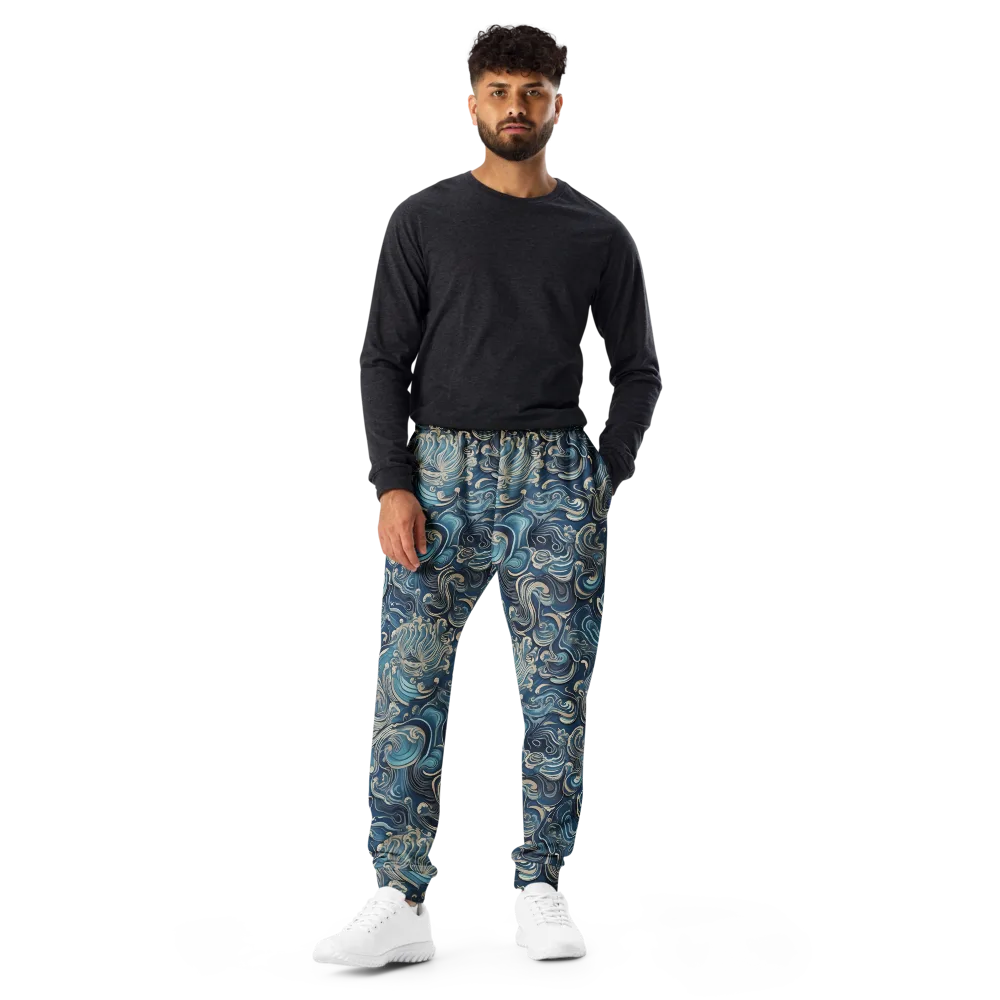 Tidal Arabesque on Men's Joggers — Front