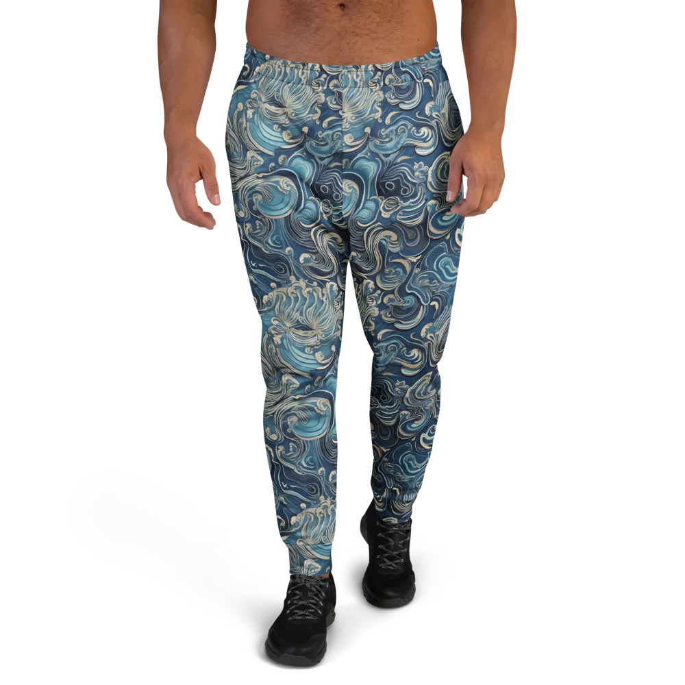 Tidal Arabesque on Men's Joggers — Front