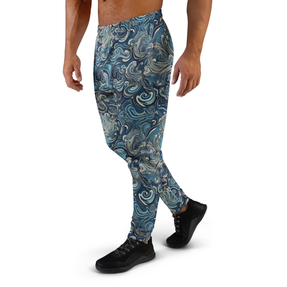 Tidal Arabesque on Men's Joggers — Left