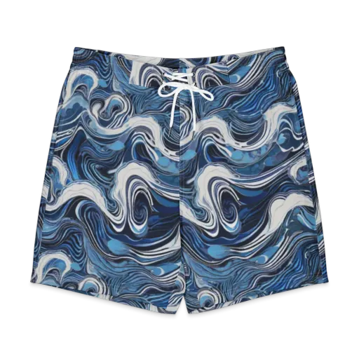 Tidal Marble on a Men's Board Shorts
