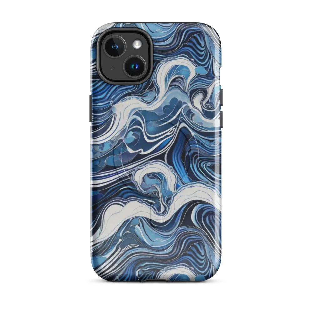 Tidal Marble on MagSafe Tough Case for iPhone® — Front