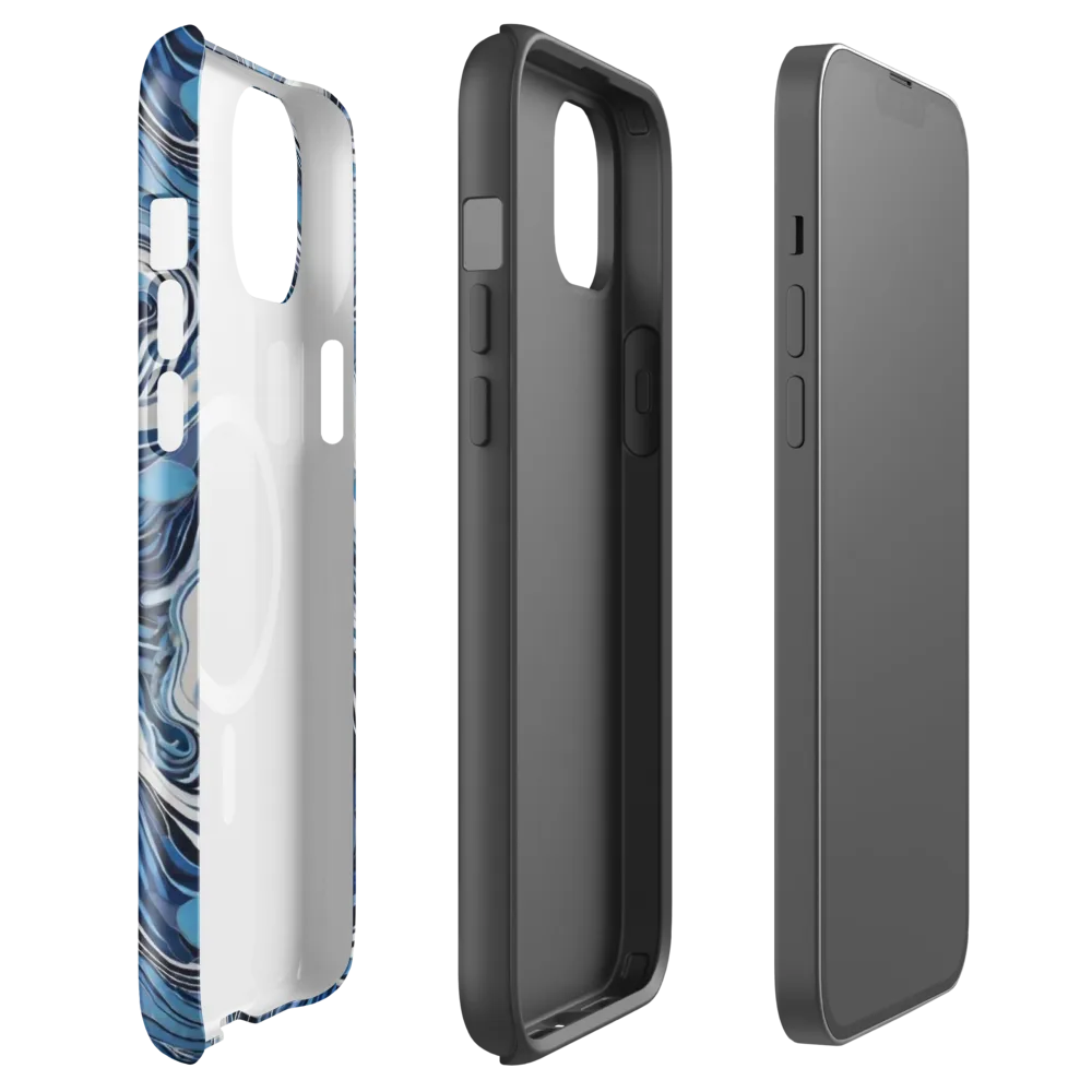 Tidal Marble on MagSafe Tough Case for iPhone® — Front