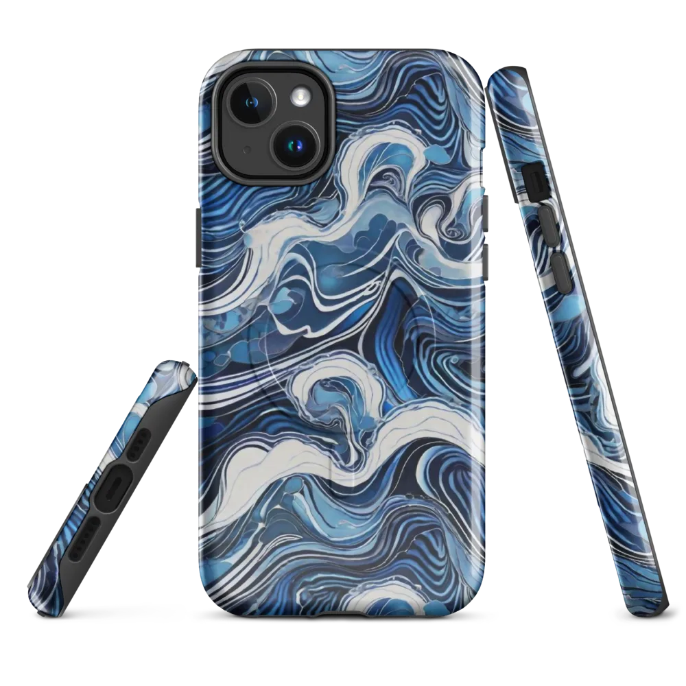 Tidal Marble on MagSafe Tough Case for iPhone® — Front