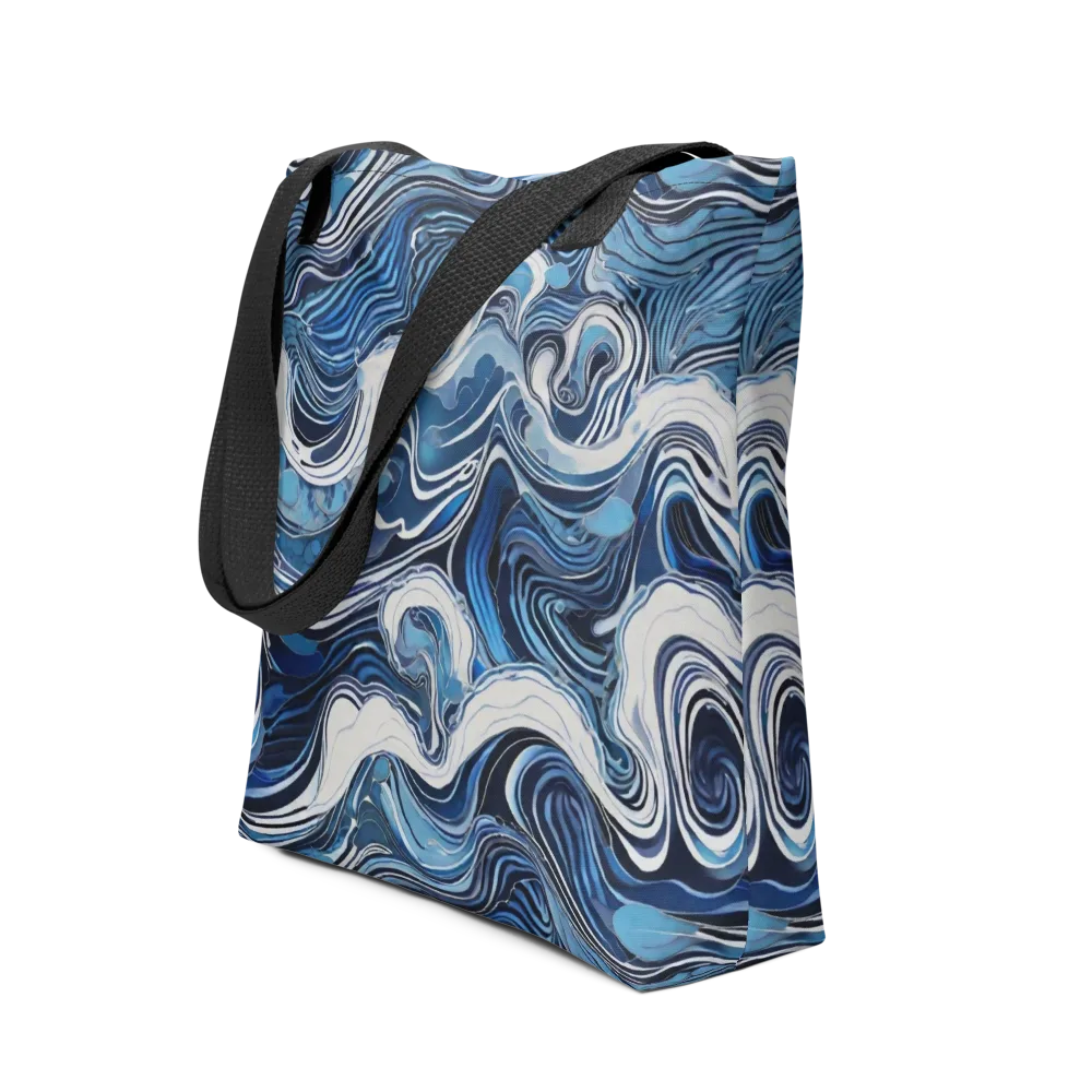 Tidal Marble on Tote Bag — Front