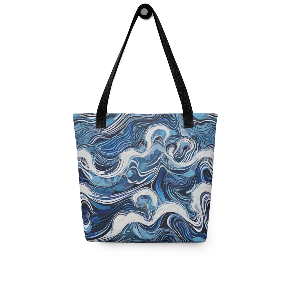 Tidal Marble on Tote Bag — Front