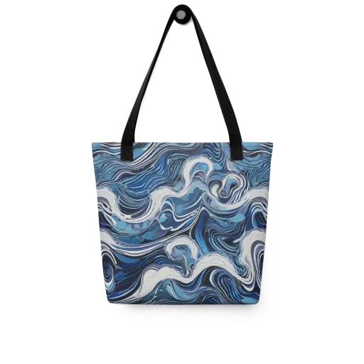 Tidal Marble on a Tote Bag
