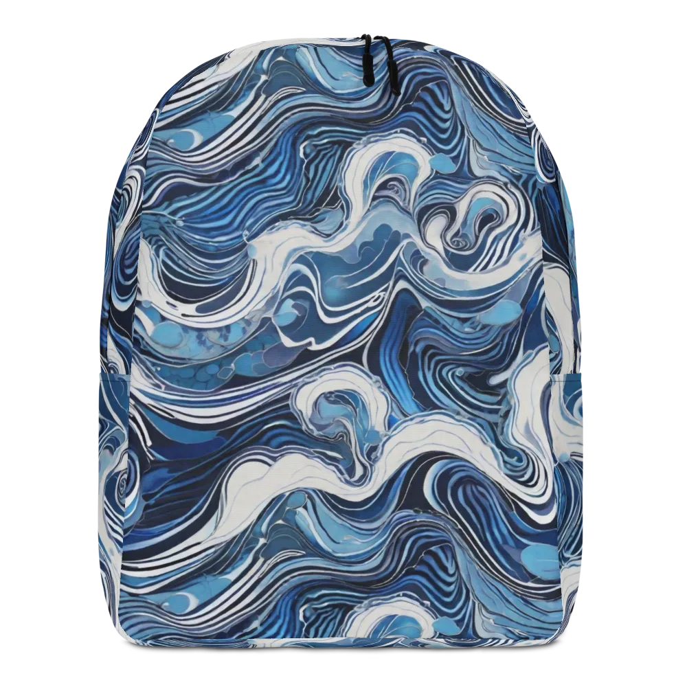 Tidal Marble on Minimalist Backpack — Front