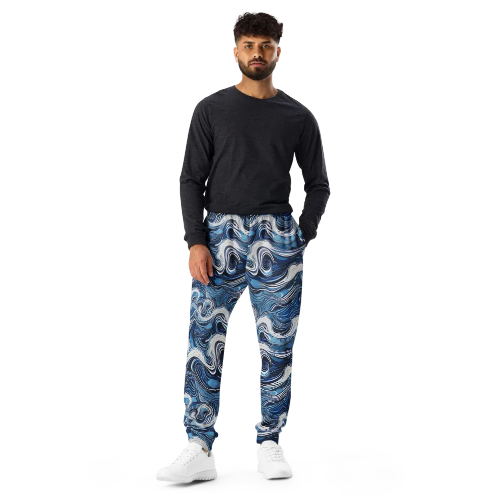 Tidal Marble on Men's Joggers — Front