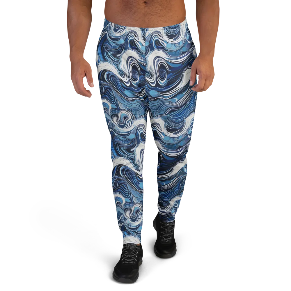 Tidal Marble on Men's Joggers — Front