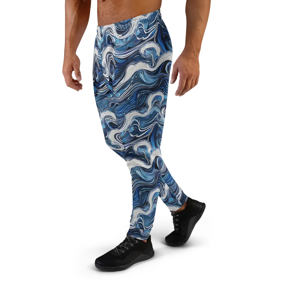 Tidal Marble on Men's Joggers — Left