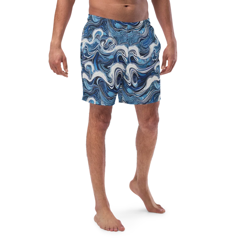 Tidal Marble on Swim Trunks — Front
