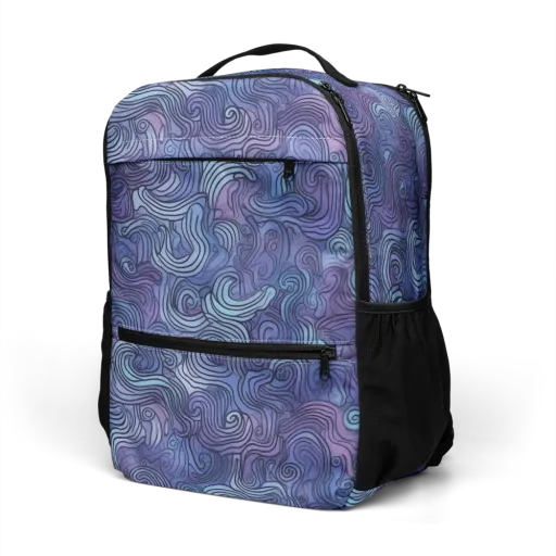 Blue Hour Waves on a Utility Backpack