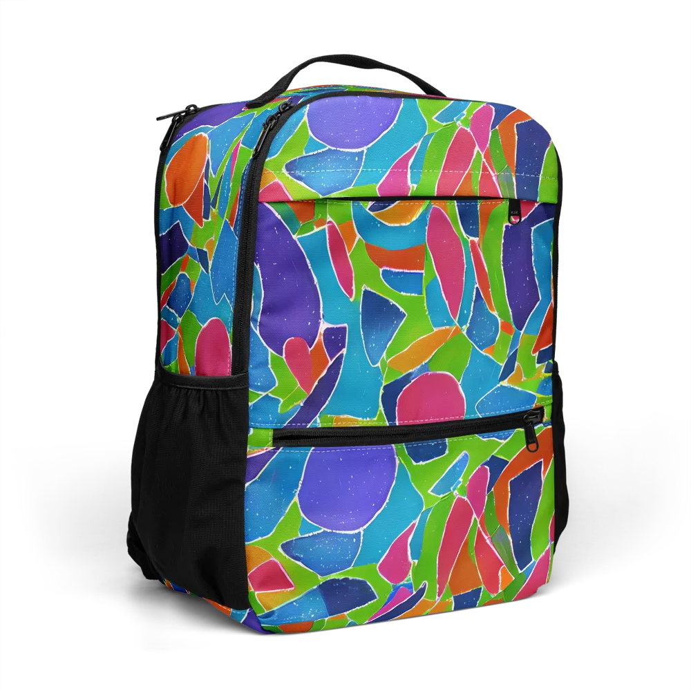 Vivid Fragments on Utility Backpack — Right Front