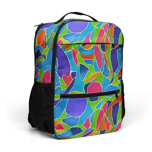 Vivid Fragments on a Utility Backpack