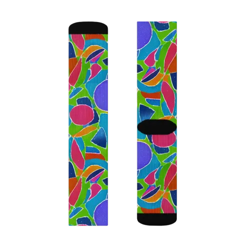 Vivid Fragments on a Socks