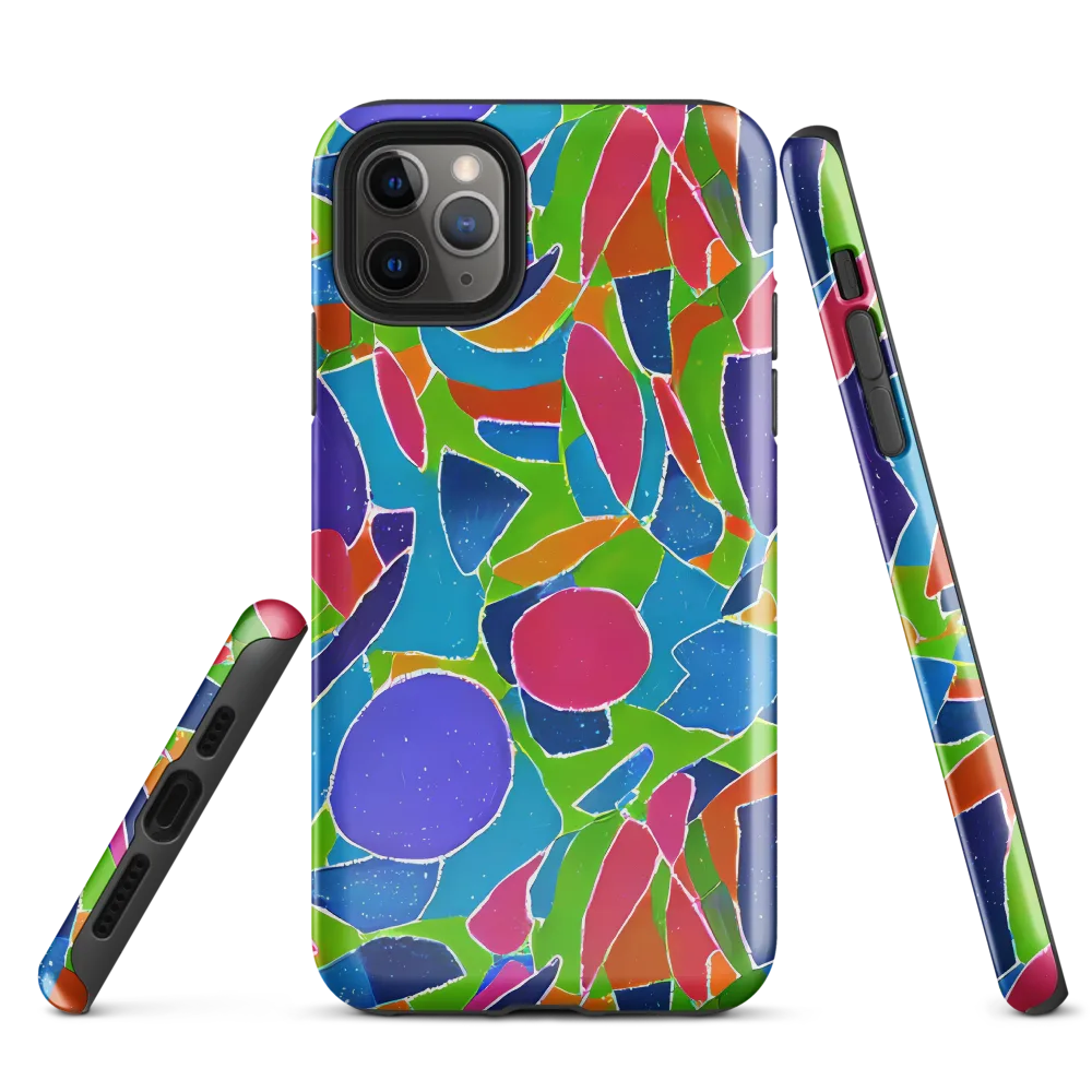 Vivid Fragments on Tough Case for iPhone® — Front