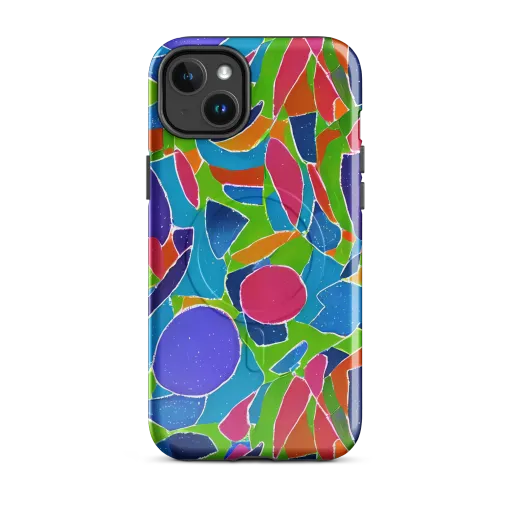 Vivid Fragments on a MagSafe Tough Case for iPhone®