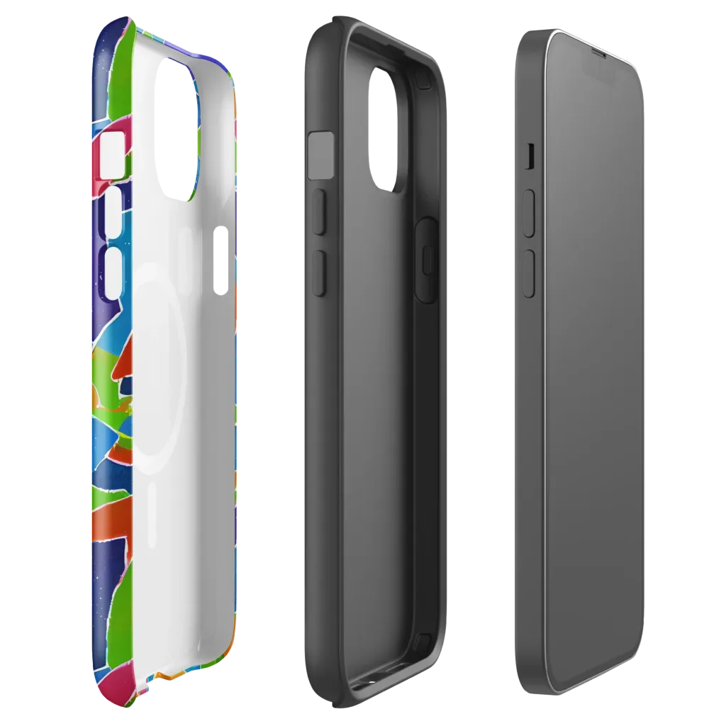Vivid Fragments on MagSafe Tough Case for iPhone® — Front