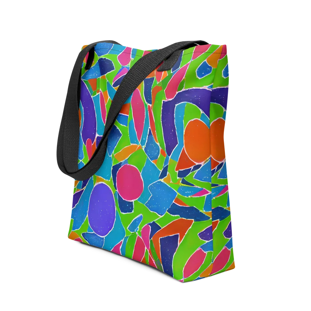 Vivid Fragments on Tote Bag — Front
