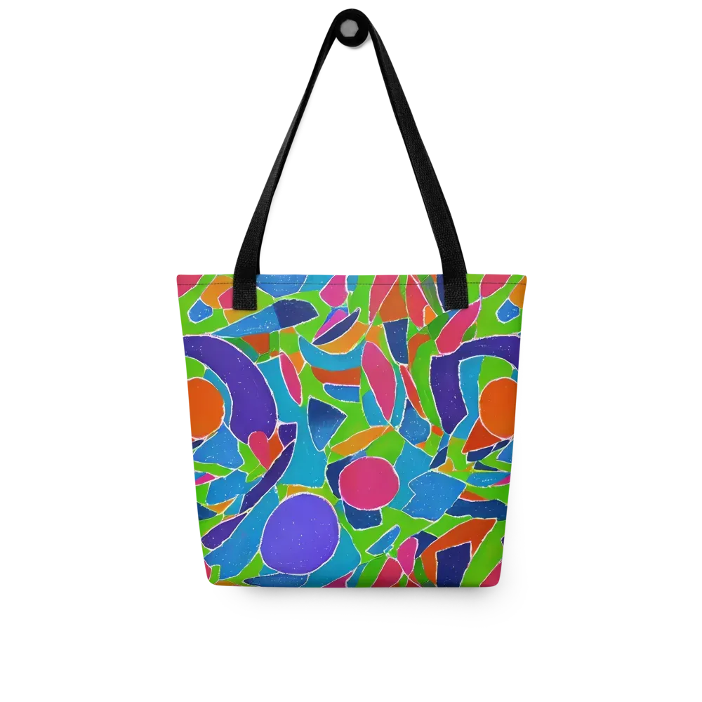 Vivid Fragments on Tote Bag — Front