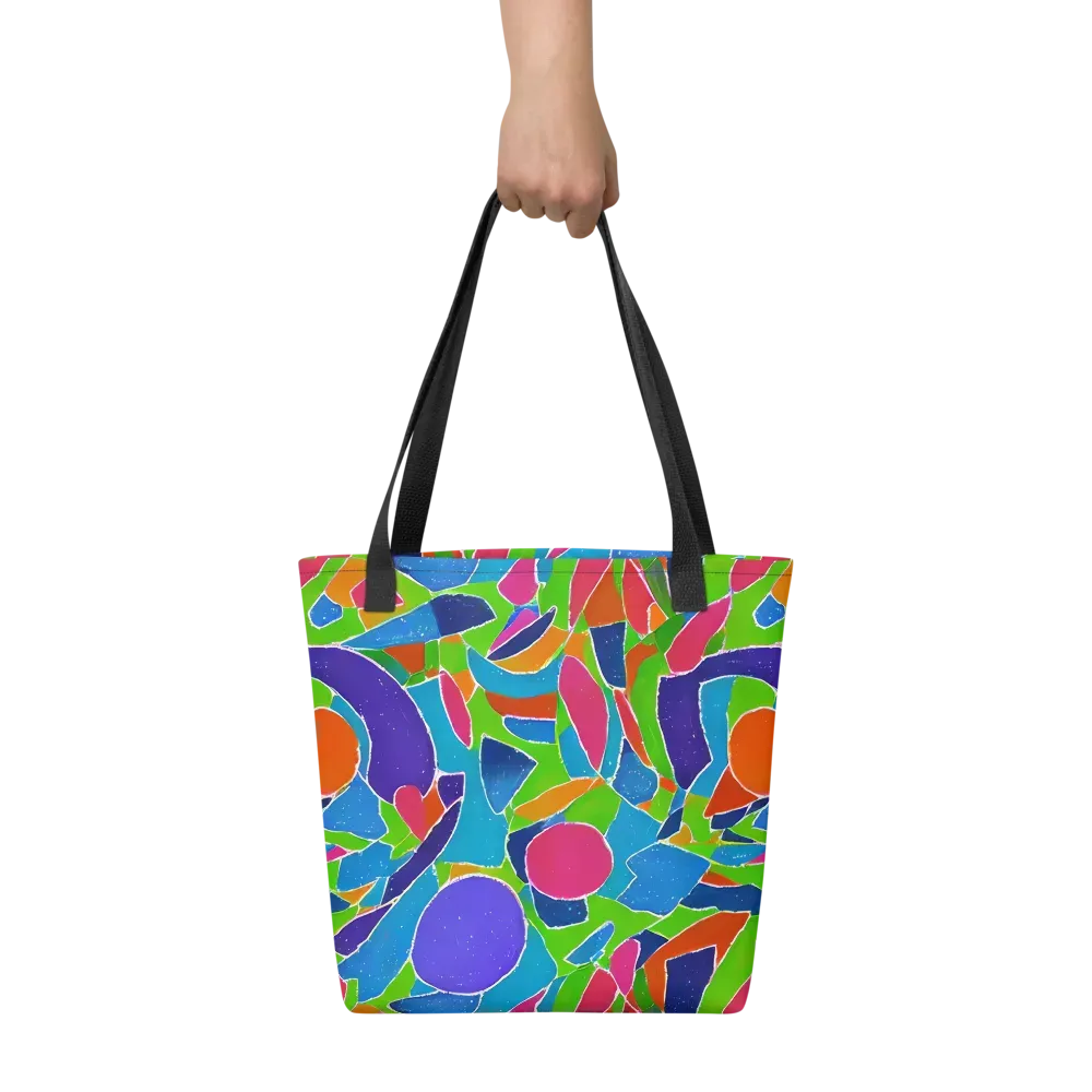 Vivid Fragments on Tote Bag — Front