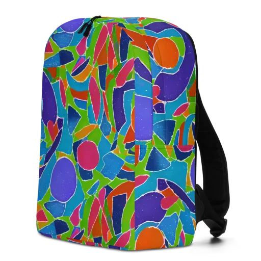 Vivid Fragments on a Minimalist Backpack
