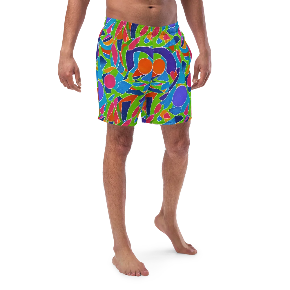 Vivid Fragments on Swim Trunks — Front