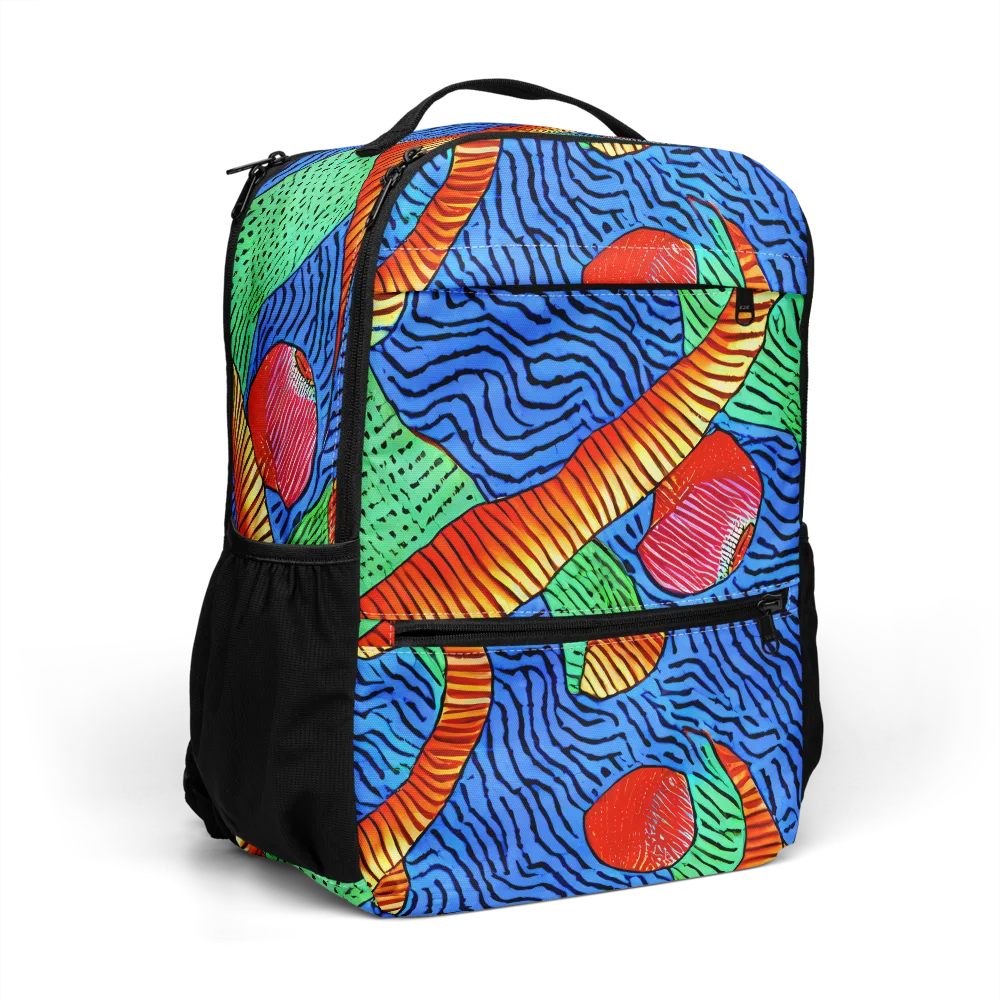 Molten Maze on Utility Backpack — Right Front