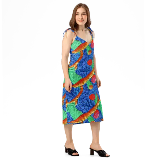 Molten Maze on a Slip Dress