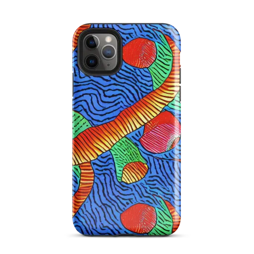 Molten Maze on a Tough Case for iPhone®