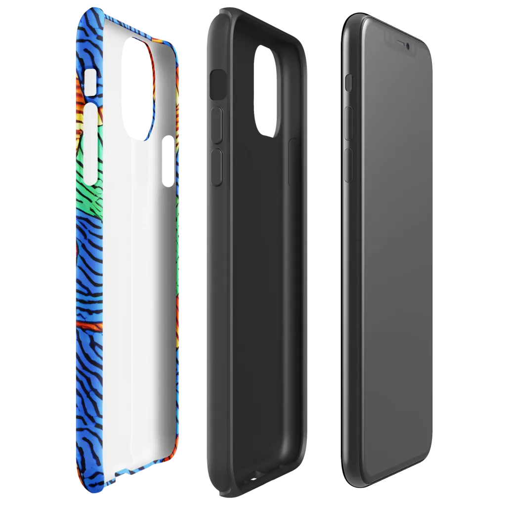 Molten Maze on Tough Case for iPhone® — Right