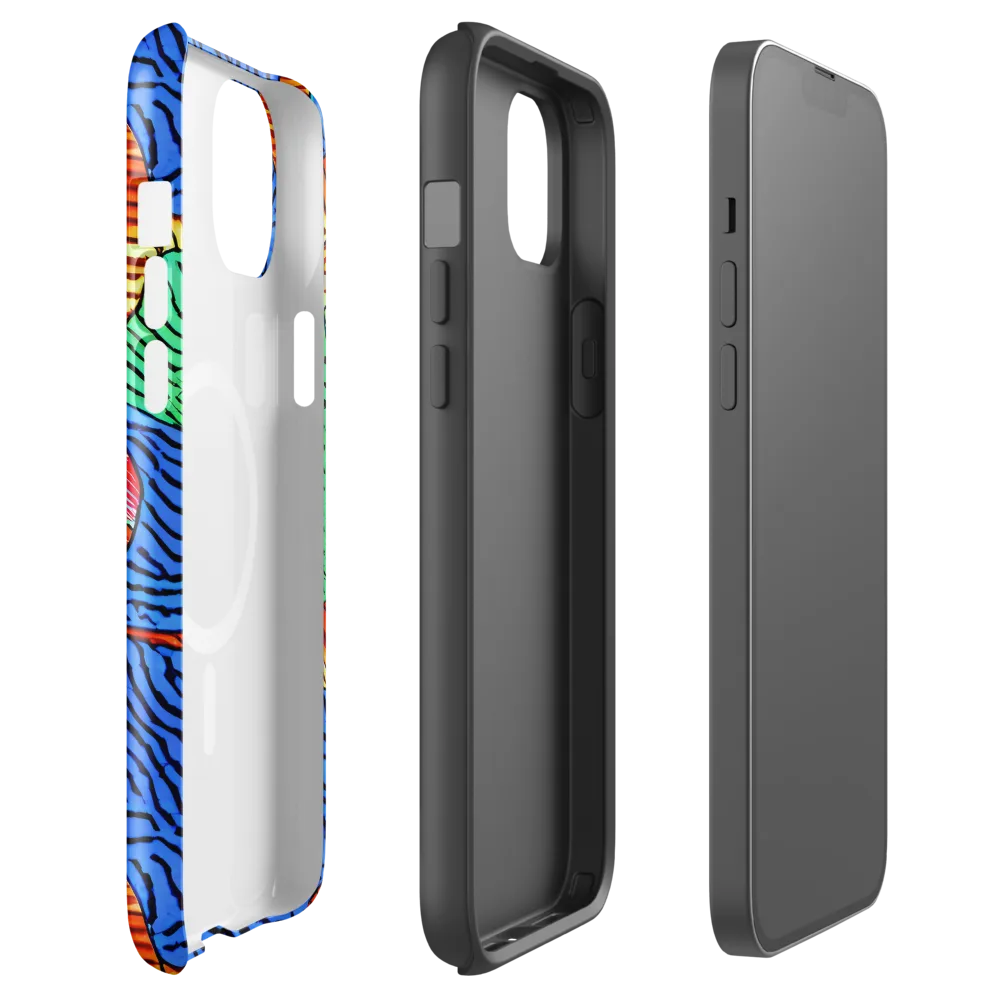 Molten Maze on MagSafe Tough Case for iPhone® — Front