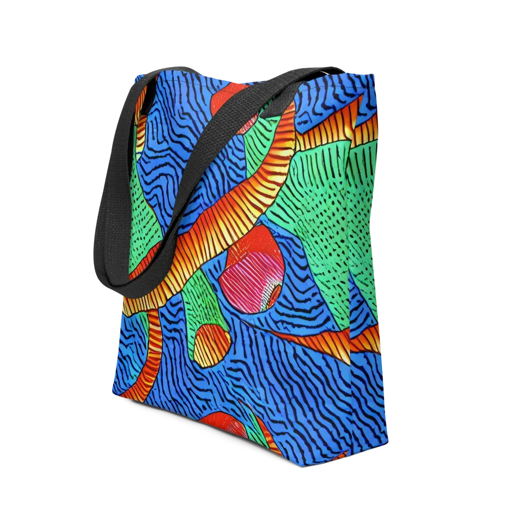 Molten Maze on Tote Bag — Front