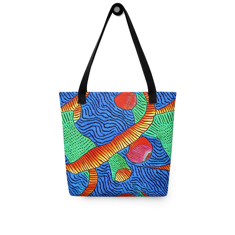 Molten Maze on Tote Bag — Front