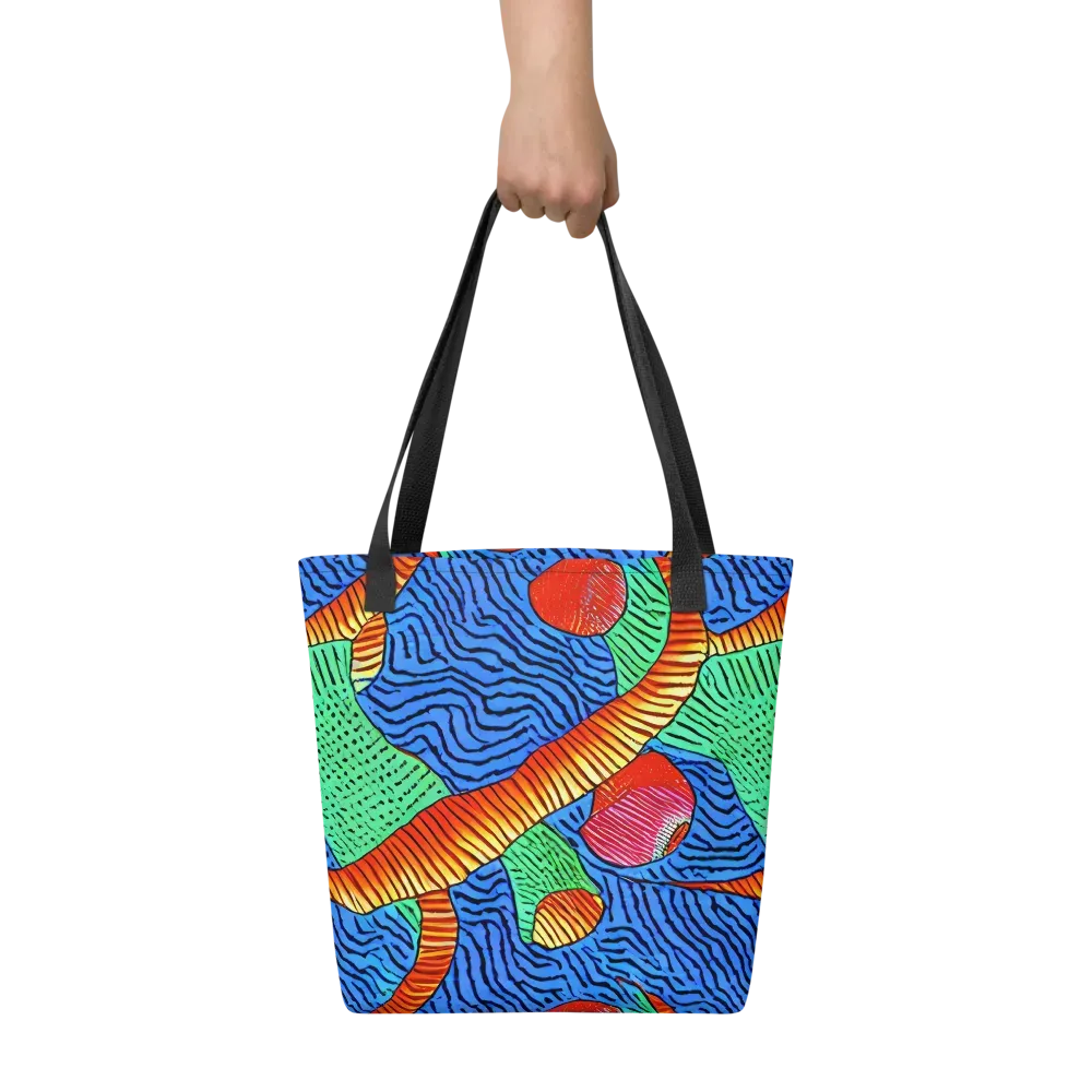 Molten Maze on Tote Bag — Front