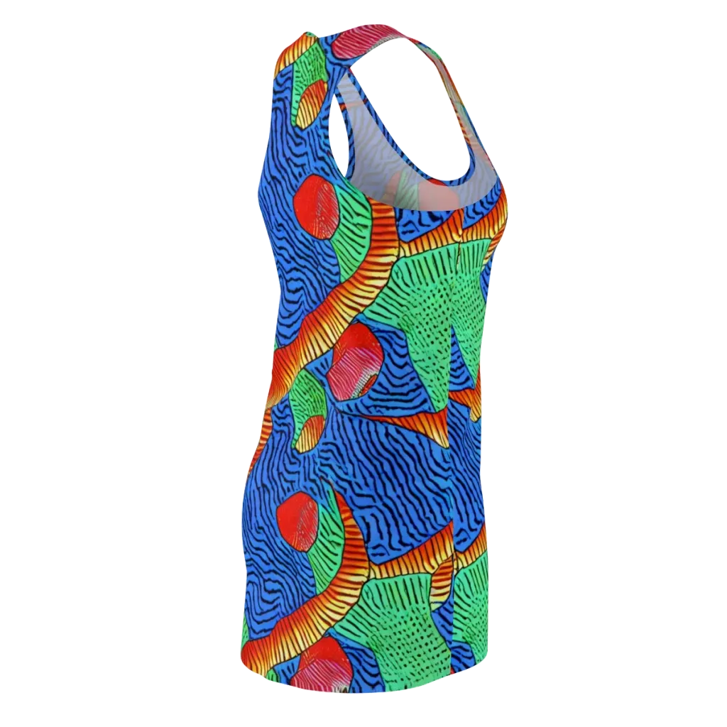 Molten Maze on Racerback Dress — Back Side