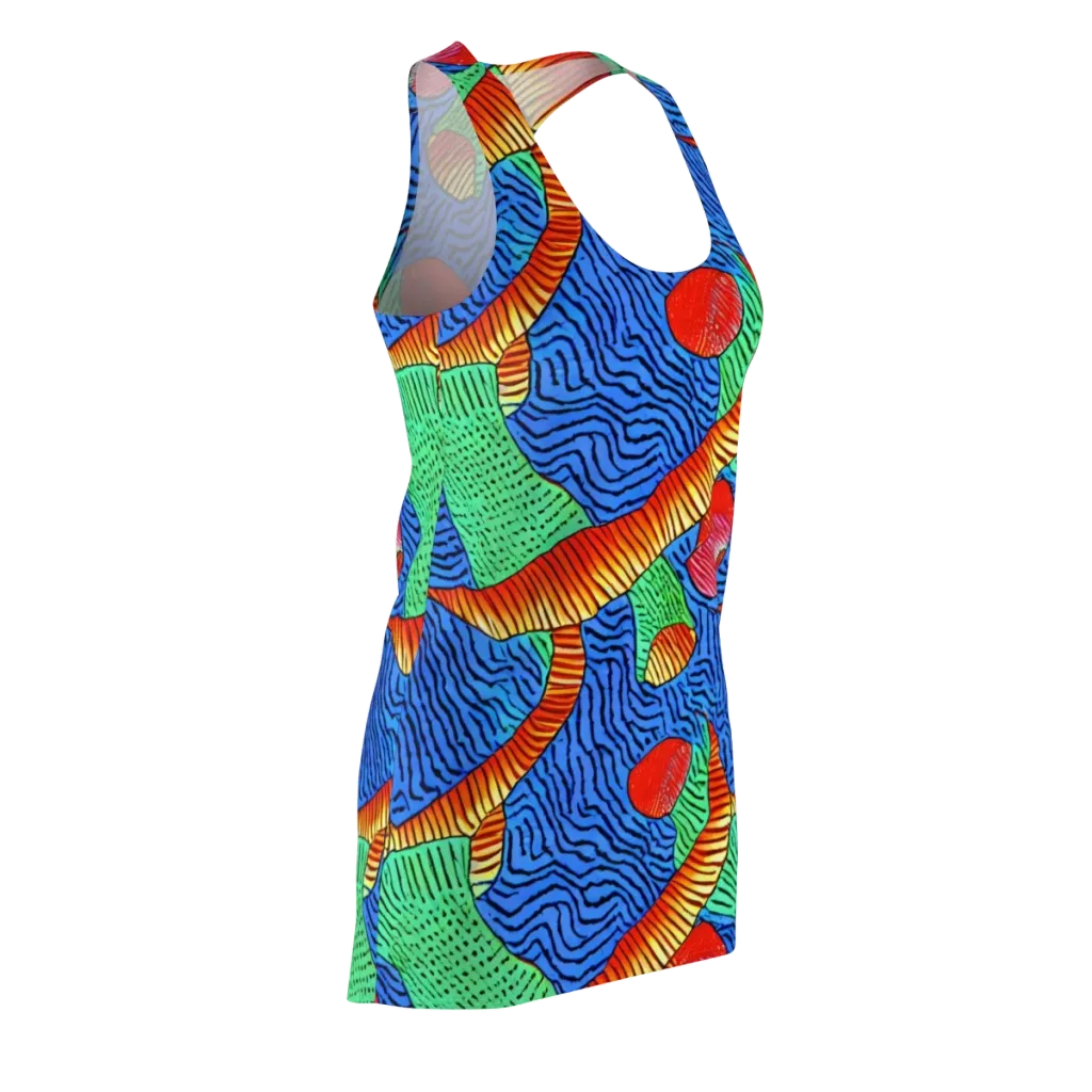 Molten Maze on Racerback Dress — Front Side