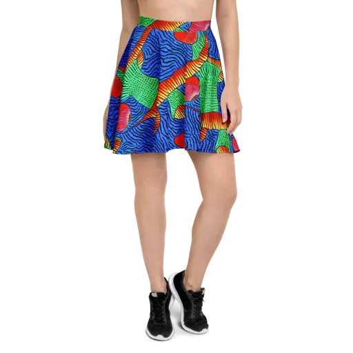 Molten Maze on a Skater Skirt