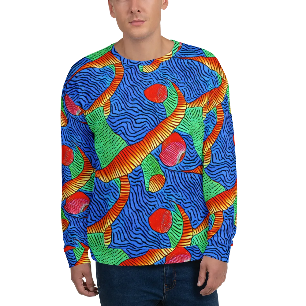 Molten Maze on Sweatshirt — Front